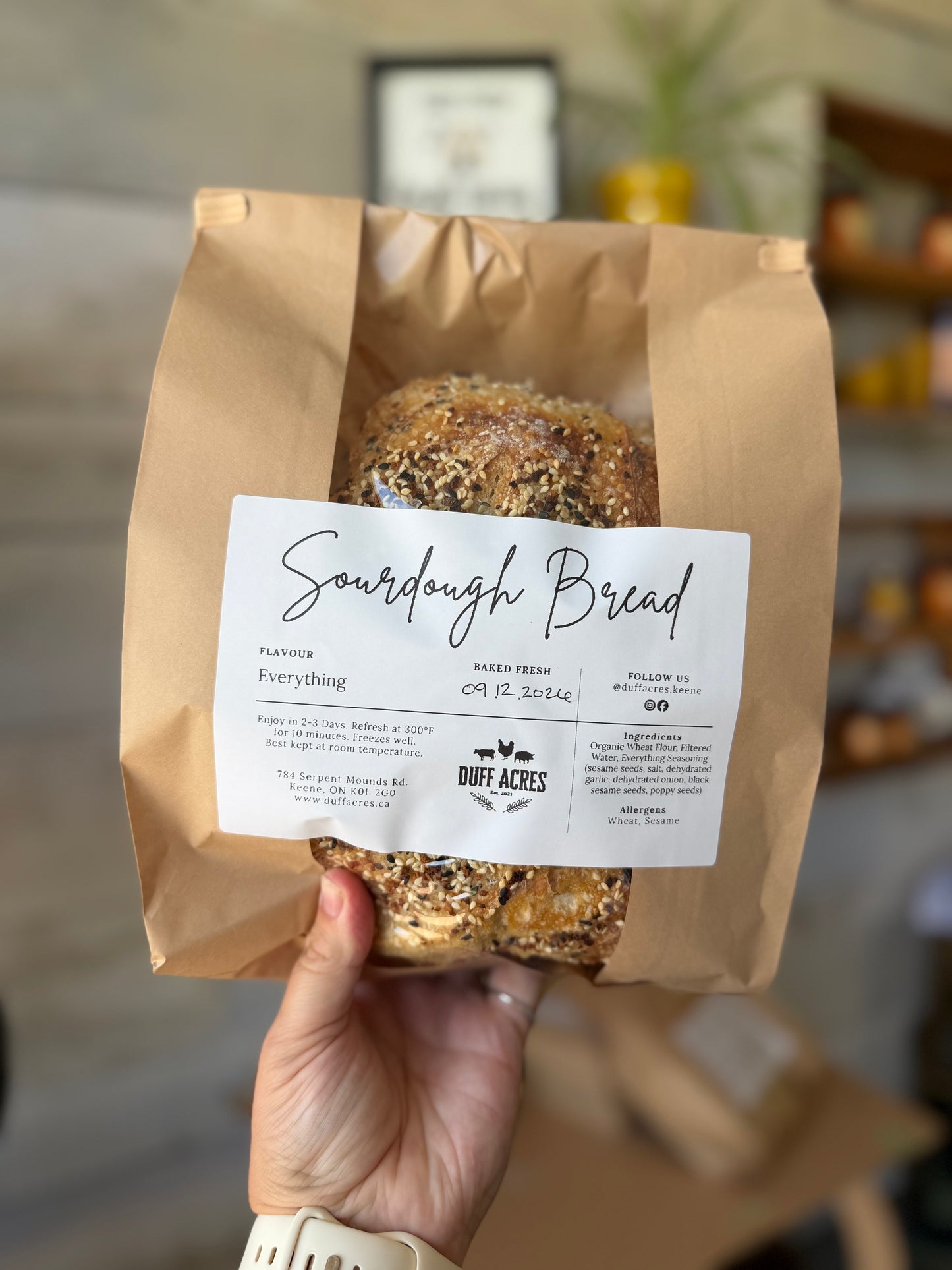 Sourdough Bread Preorder - Pick-Up Saturday, October 10th!